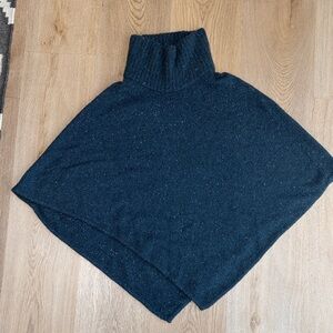 Joie Women's Navy Poncho Sweater